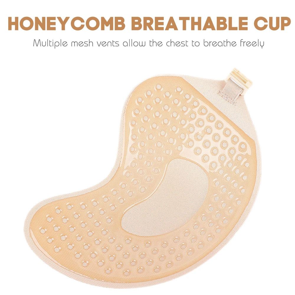 Invisible Strapless Adhesive Stick ush Up Bra.