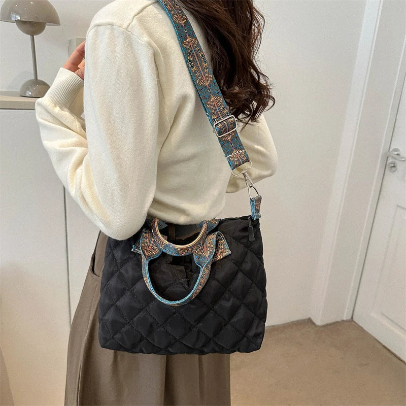 Women Wide Shoulder Belt Handbag Fall/Winter.