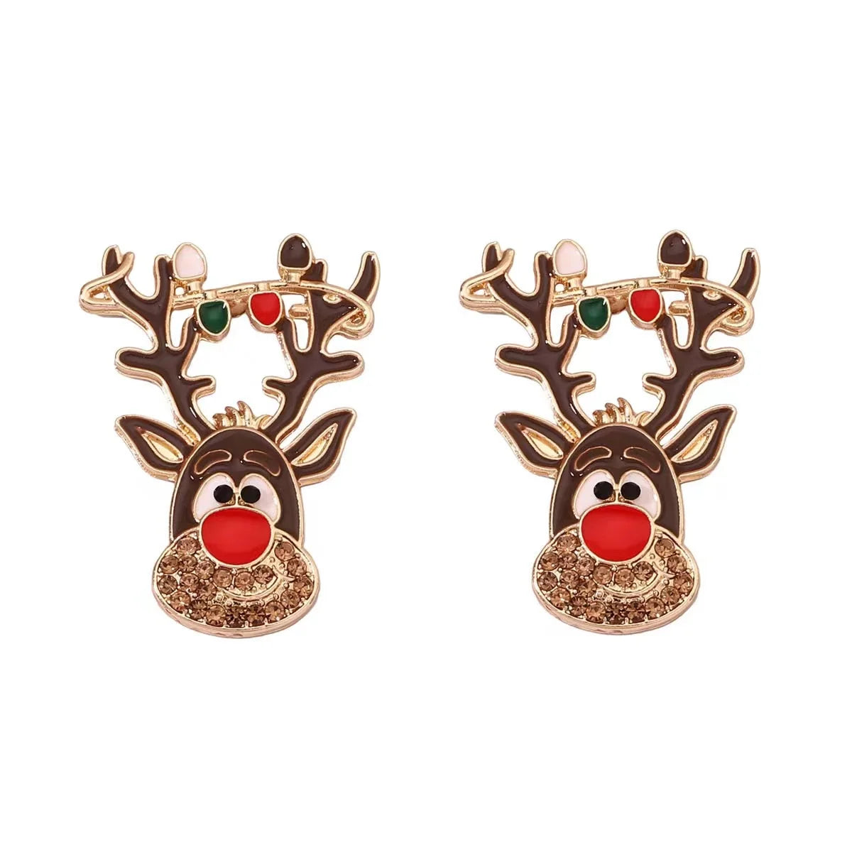 Sweet Christmas Gingerbread Earrings.