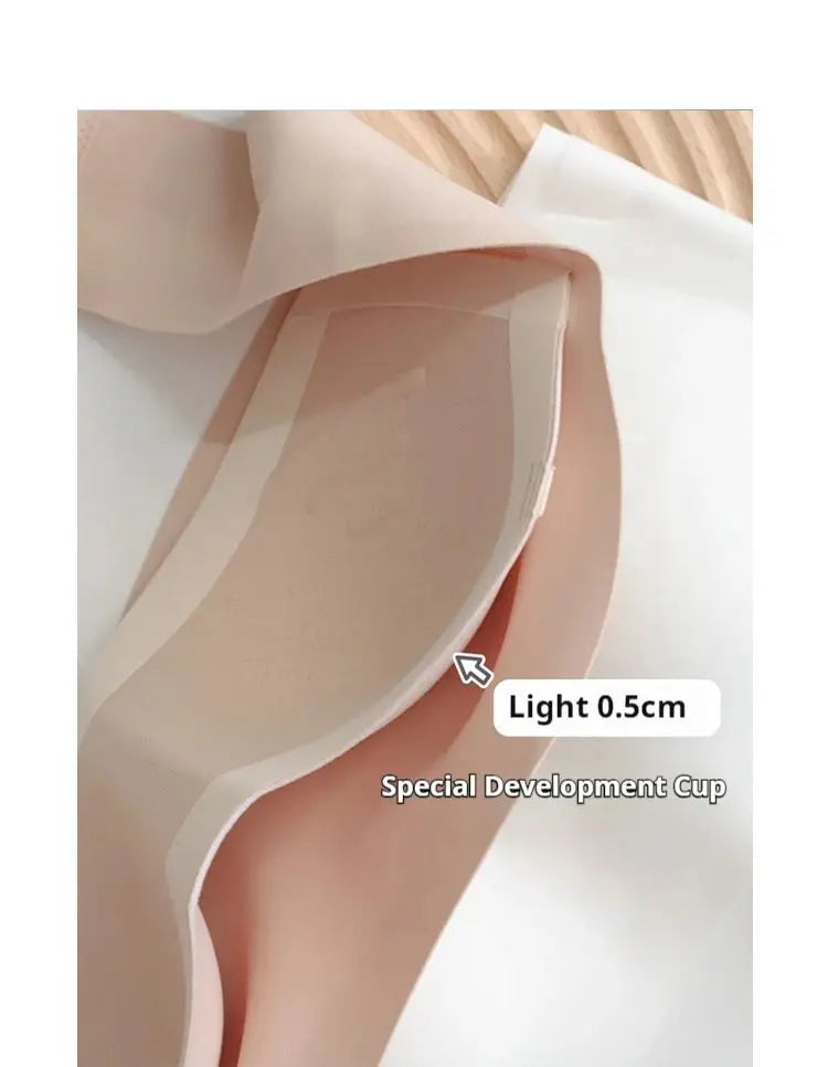 strapless thin non slip non marking invisible bra.