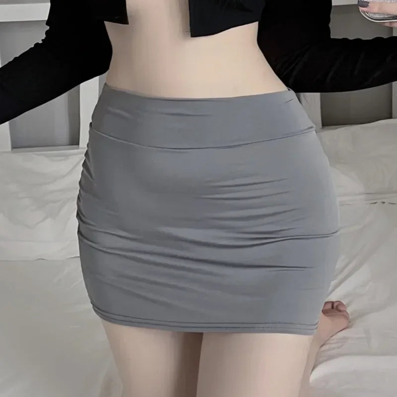 High Waist Pencil Mini Tight Fit Skirt.