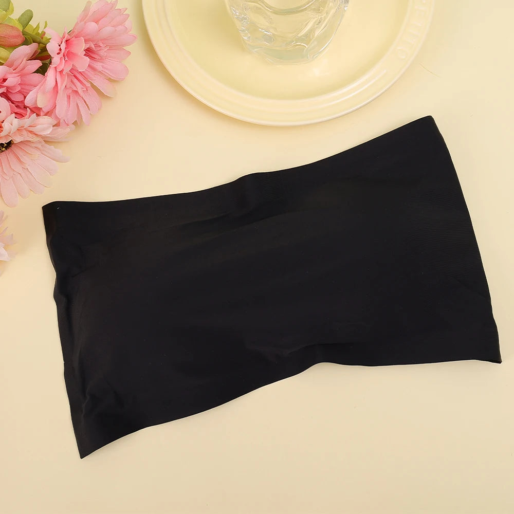 Ice Silk Strapless Bra.