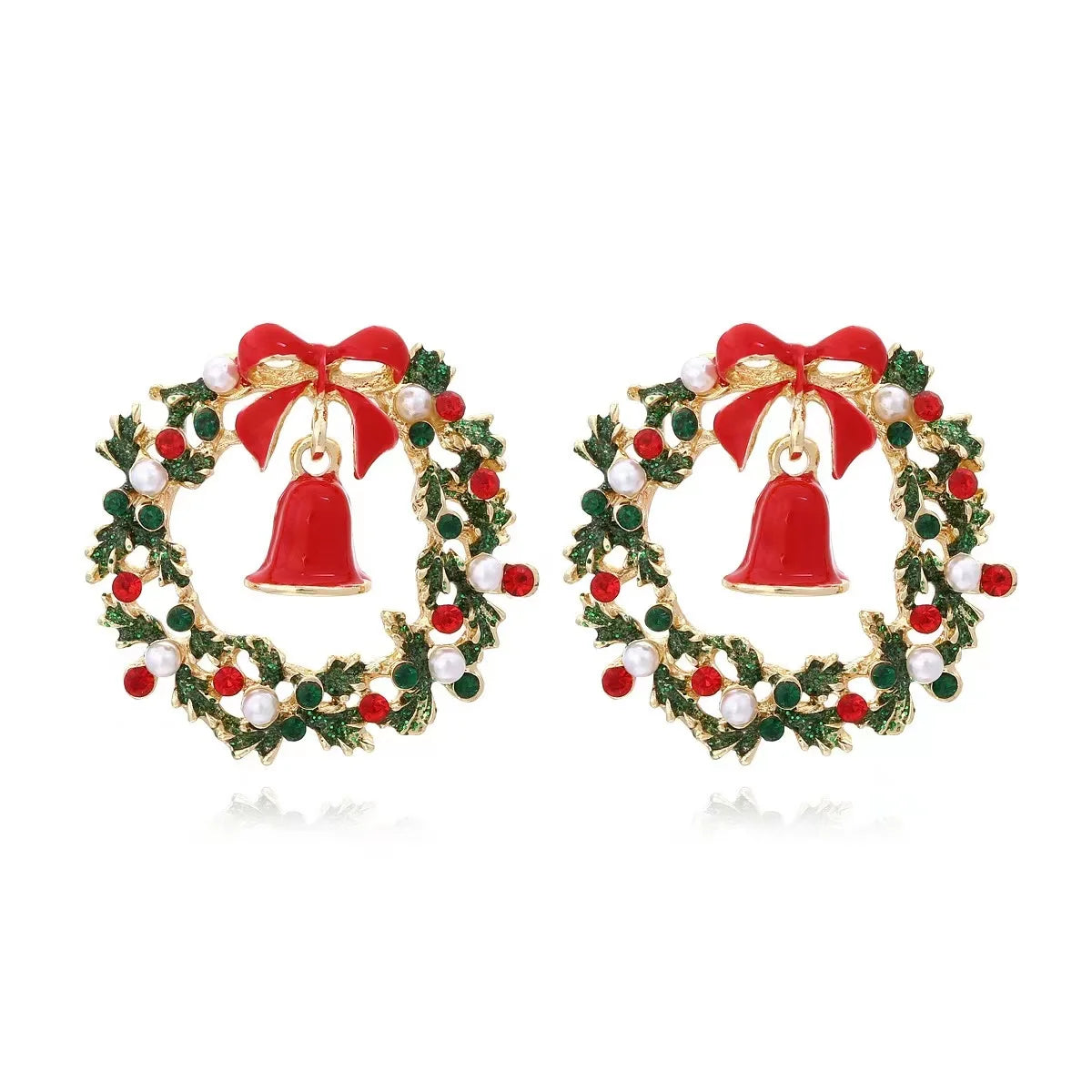 Sweet Christmas Gingerbread Earrings.