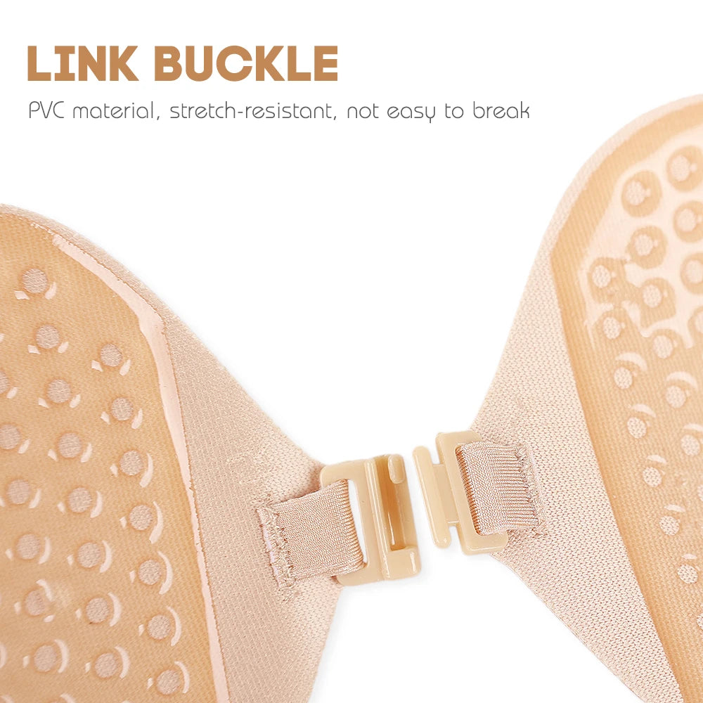 Invisible Strapless Adhesive Stick ush Up Bra.