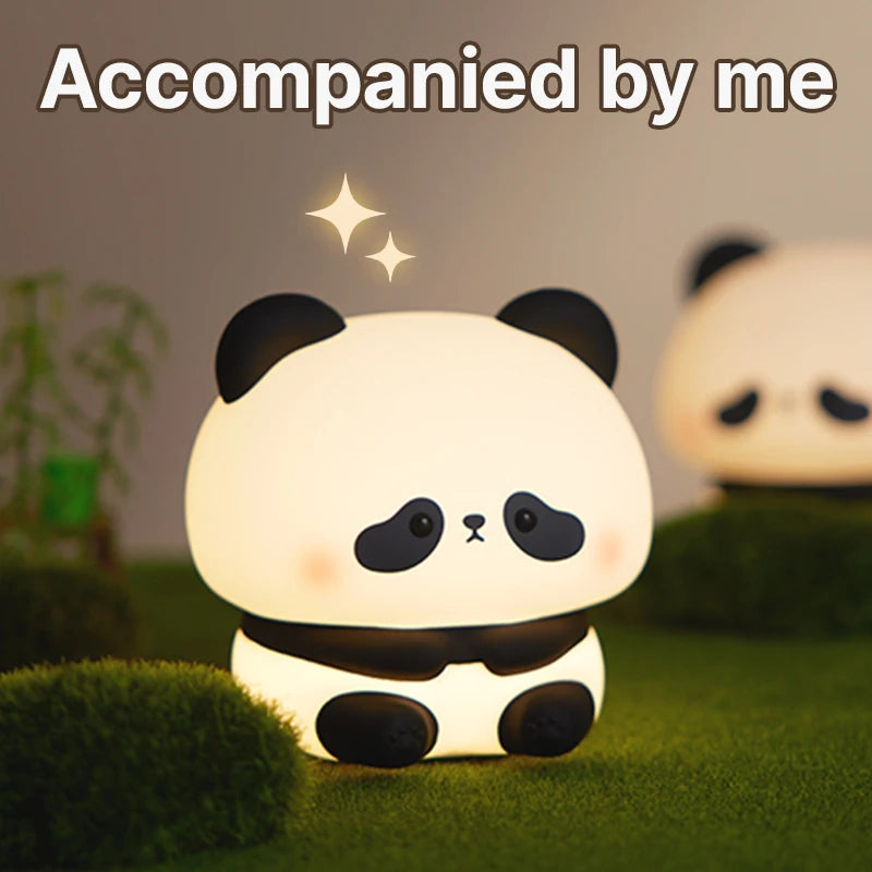 Panda LED Touch Rechargeable Silicone Night Light