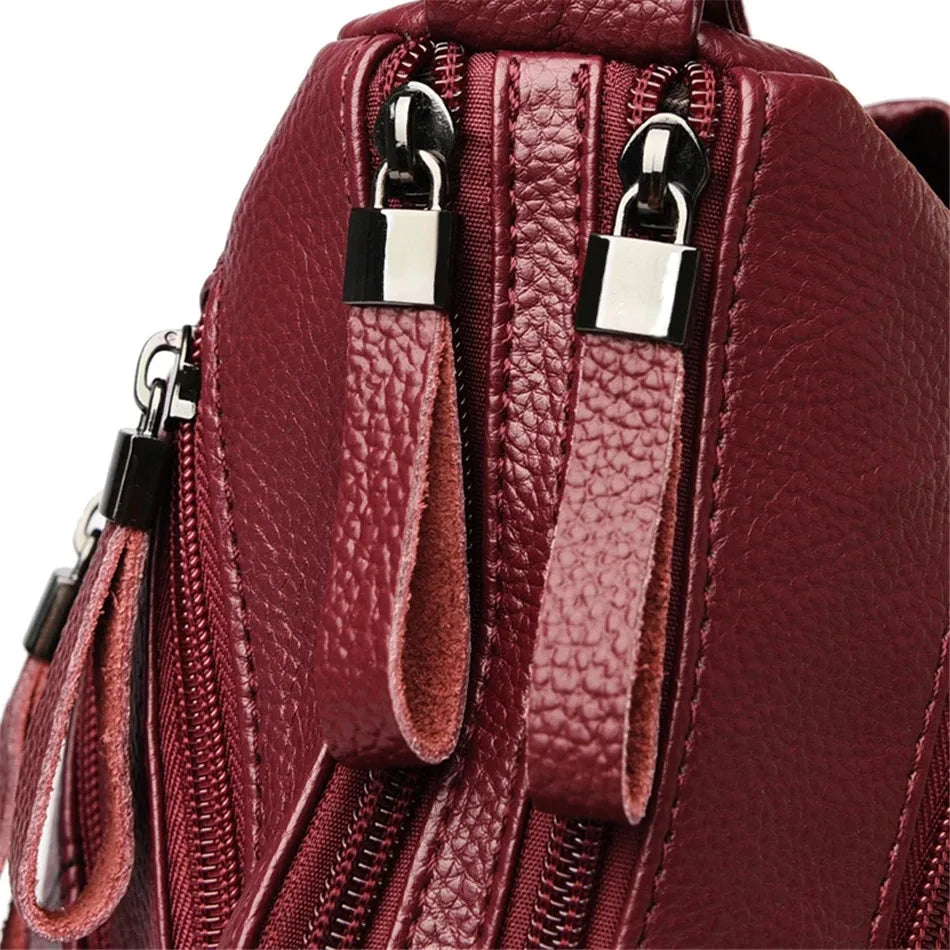 Genuine Brand Leather Sac Luxury Handbag.