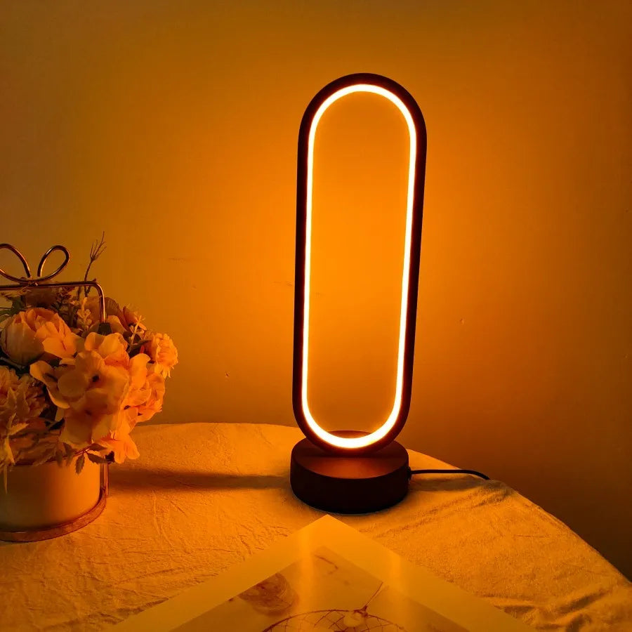 LED Three-Color Dimming Bedside Lamp