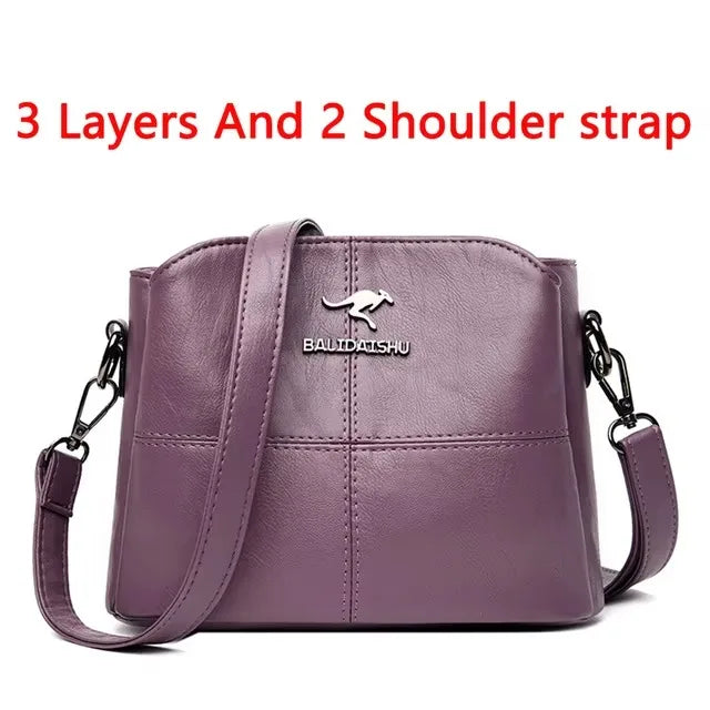 Genuine Brand Leather Sac Luxury Handbag.