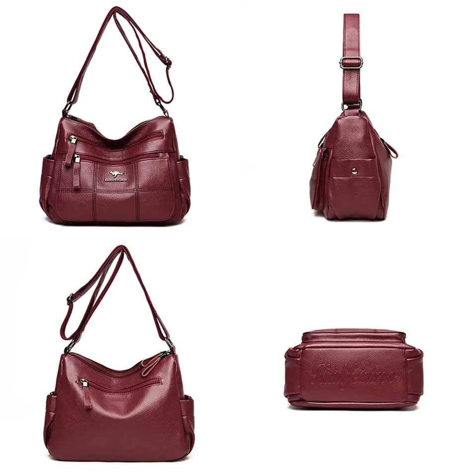 Genuine Brand Leather Sac Luxury Handbag.