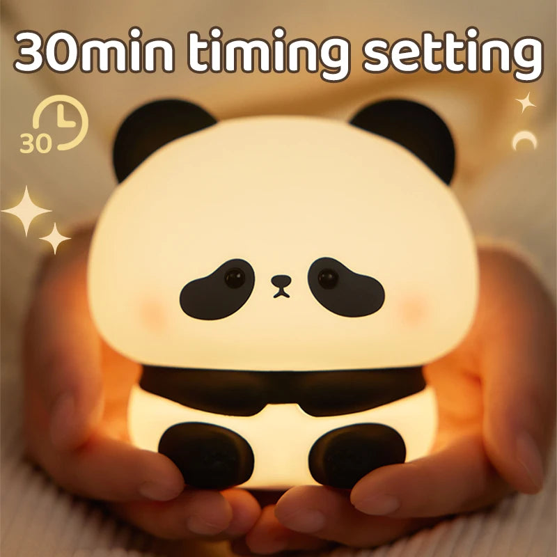 Panda LED Touch Rechargeable Silicone Night Light