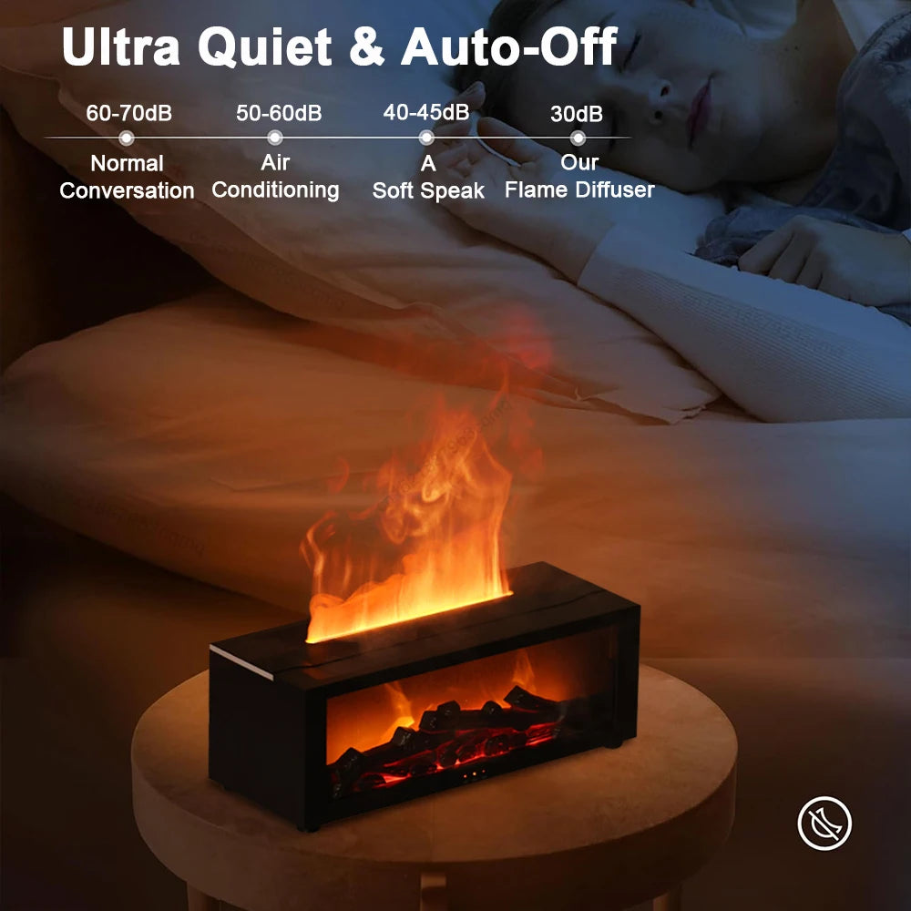 Flame Aroma Diffuser with LED & Remote Control