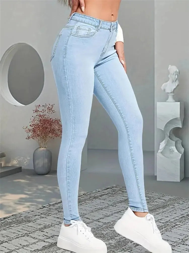 Stretch Skinny Jeans Pencil Jeans.