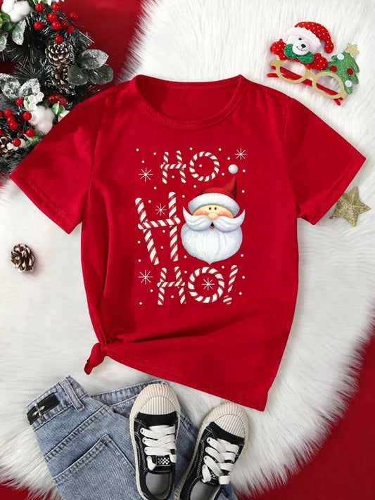 Women’s Santa Claus Christmas T-Shirt – Festive & Fun