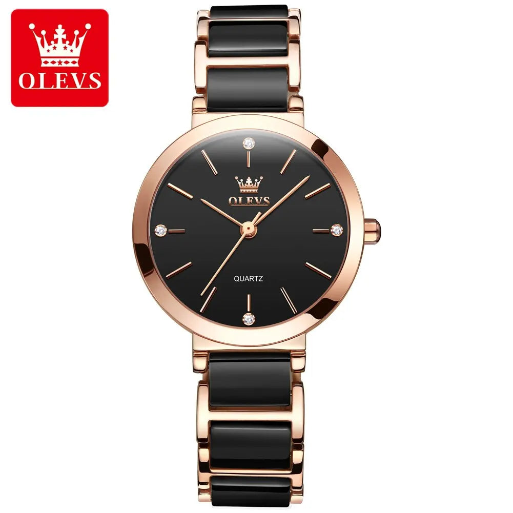 OLEVS Luxury Brand, Elegant, Waterproof Quartz Ladies Watches Reloj Para Mujer.