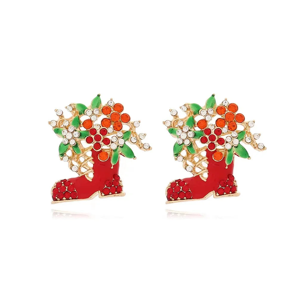 Sweet Christmas Gingerbread Earrings.