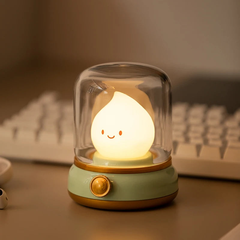 Mini LED Cute Rechargeable Desktop Night Lamp