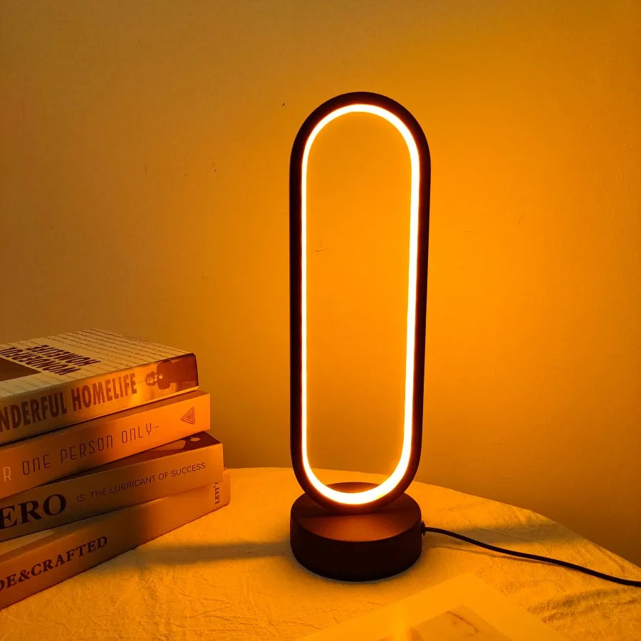 LED Three-Color Dimming Bedside Lamp