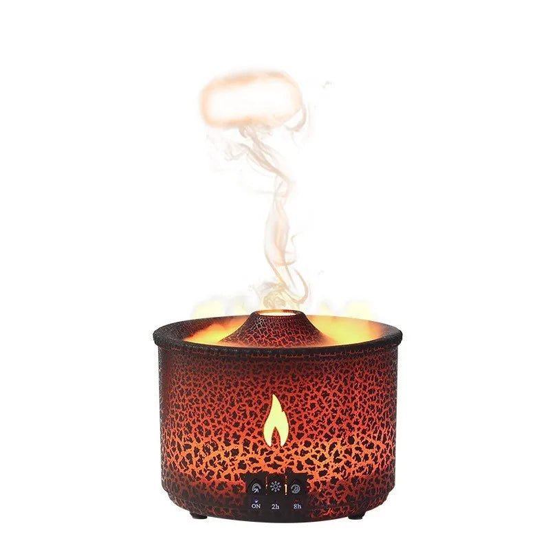 Creative Volcano Flame Aromatherapy Humidifier