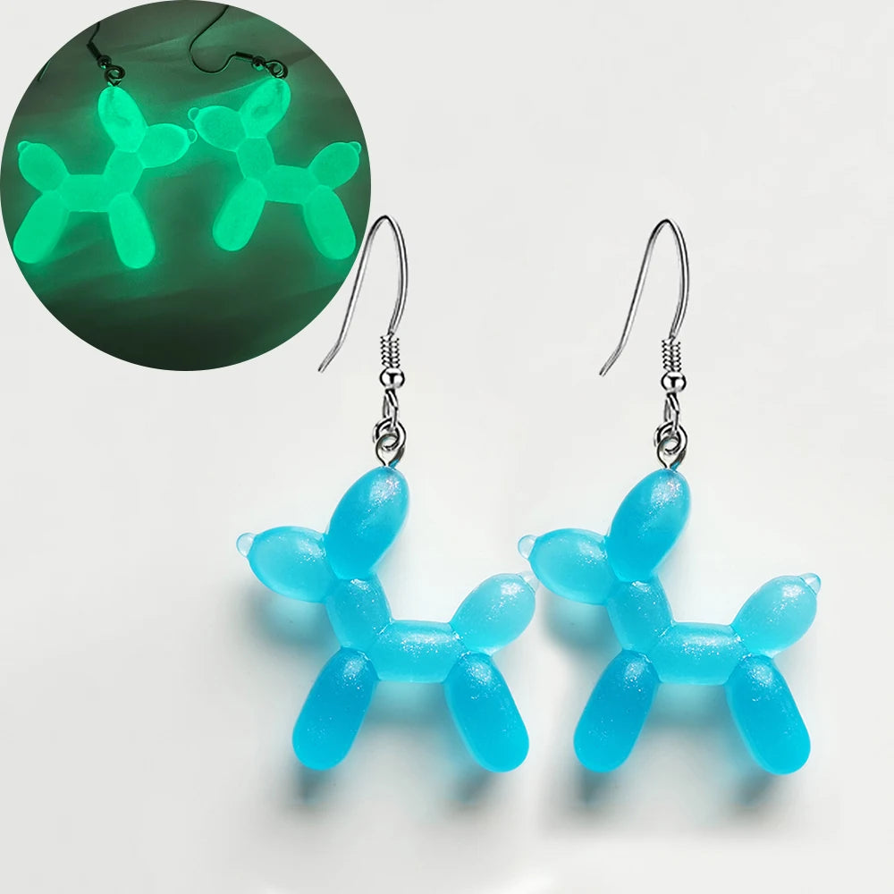 Ghost in Bottle Earrings Glow in the Dark.