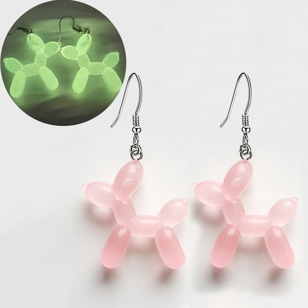 Ghost in Bottle Earrings Glow in the Dark.