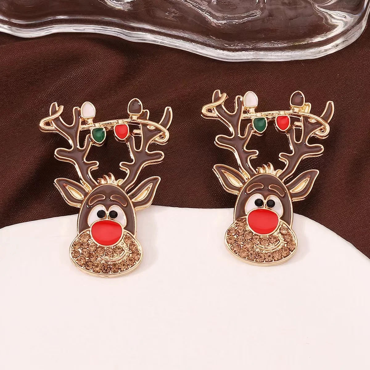 Sweet Christmas Gingerbread Earrings.