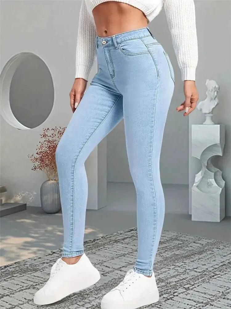 Stretch Skinny Jeans Pencil Jeans.