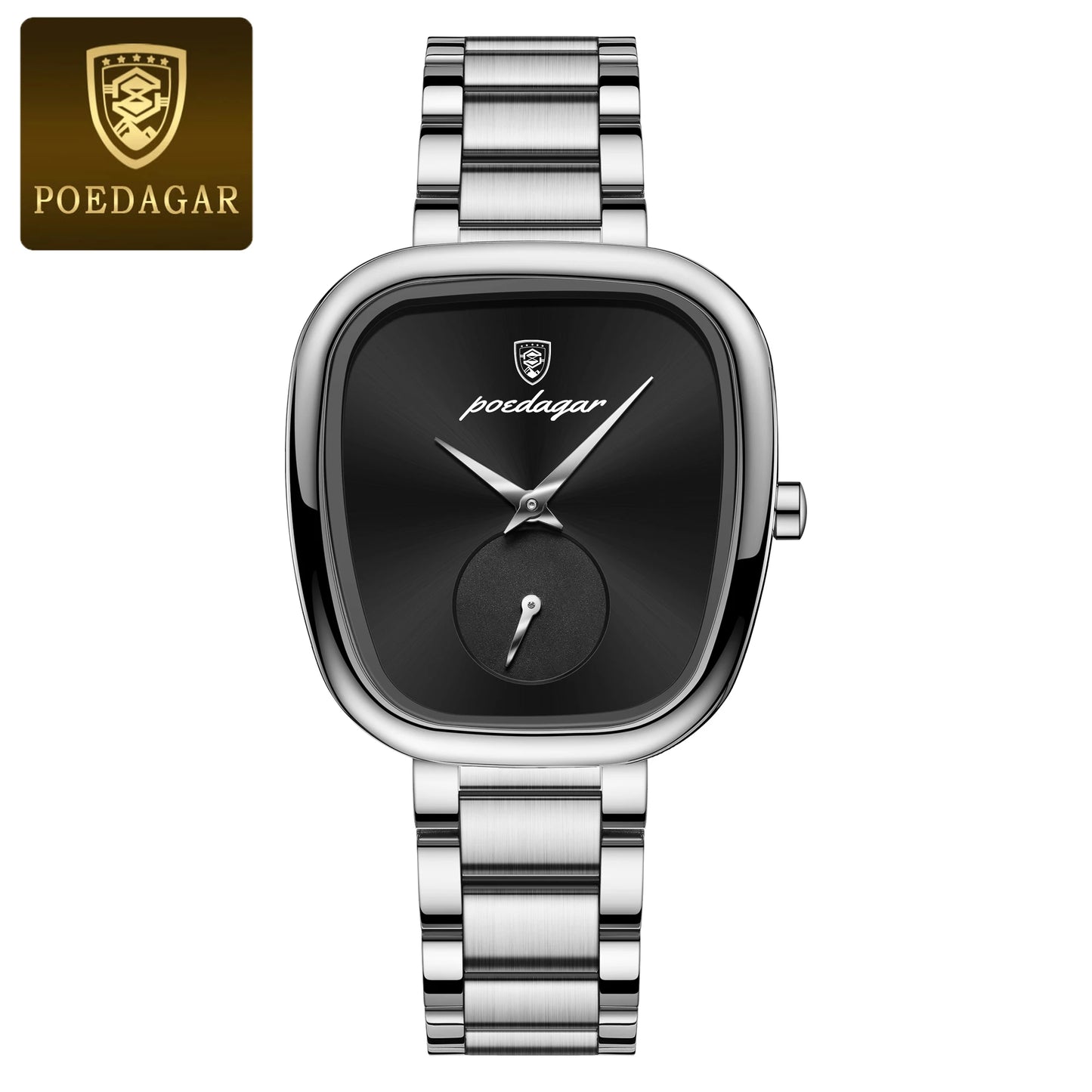 POEDAGAR Luxury Waterproof Stainless Steel Quartz Ladies Watch type A++ High Quality.