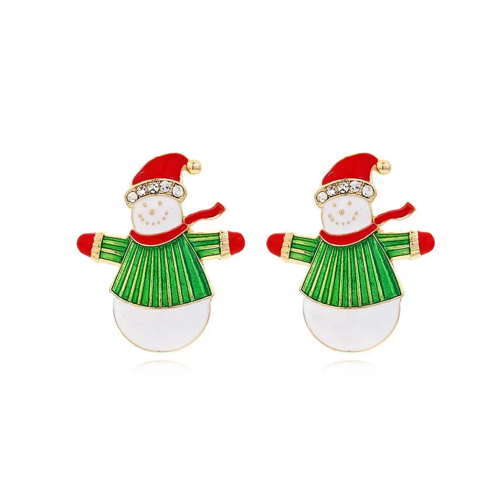 Sweet Christmas Gingerbread Earrings.