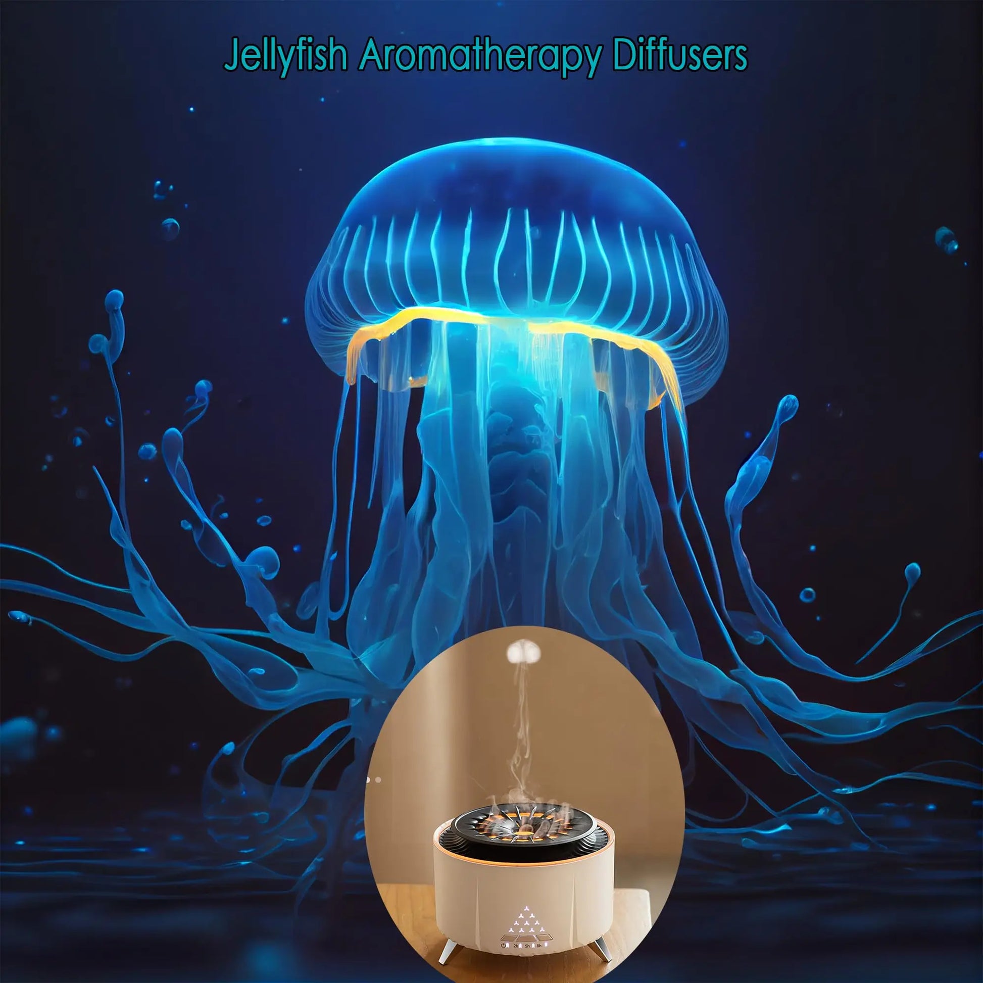 350ml Jellyfish Mist Essential Oil Diffuser