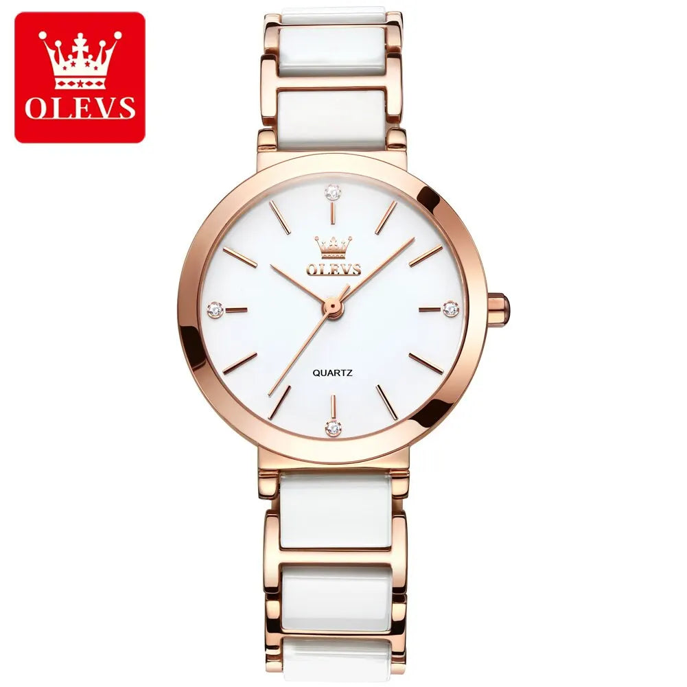 OLEVS Luxury Brand, Elegant, Waterproof Quartz Ladies Watches Reloj Para Mujer.