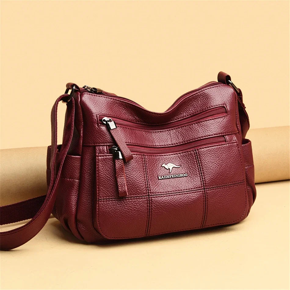 Genuine Brand Leather Sac Luxury Handbag.