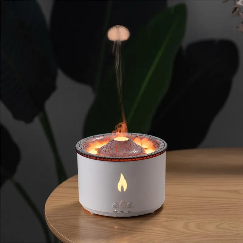 Creative Volcano Flame Aromatherapy Humidifier