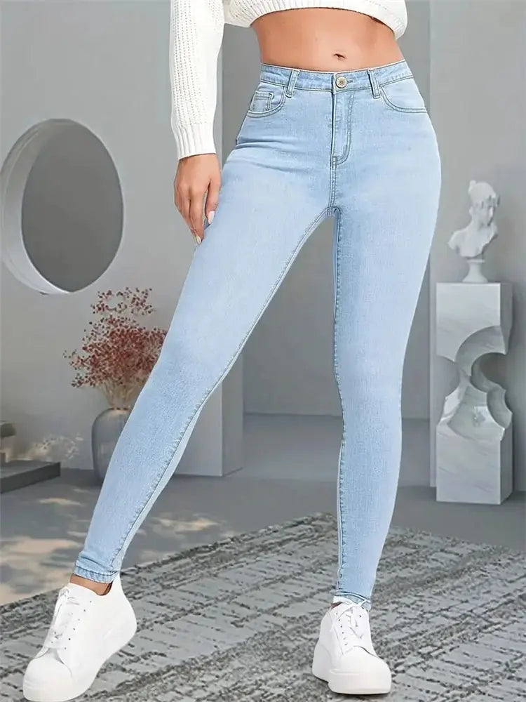 Stretch Skinny Jeans Pencil Jeans.