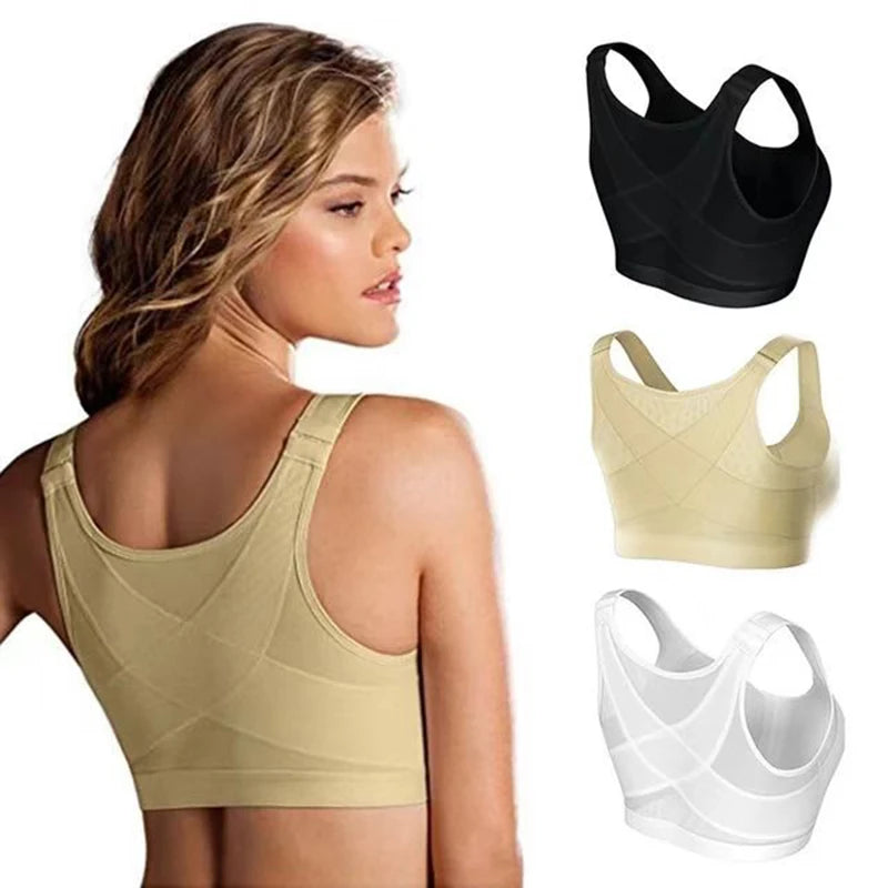 Front Closure Posture Corrector Lift Up Bra.