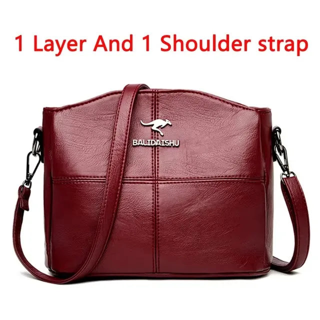 Genuine Brand Leather Sac Luxury Handbag.