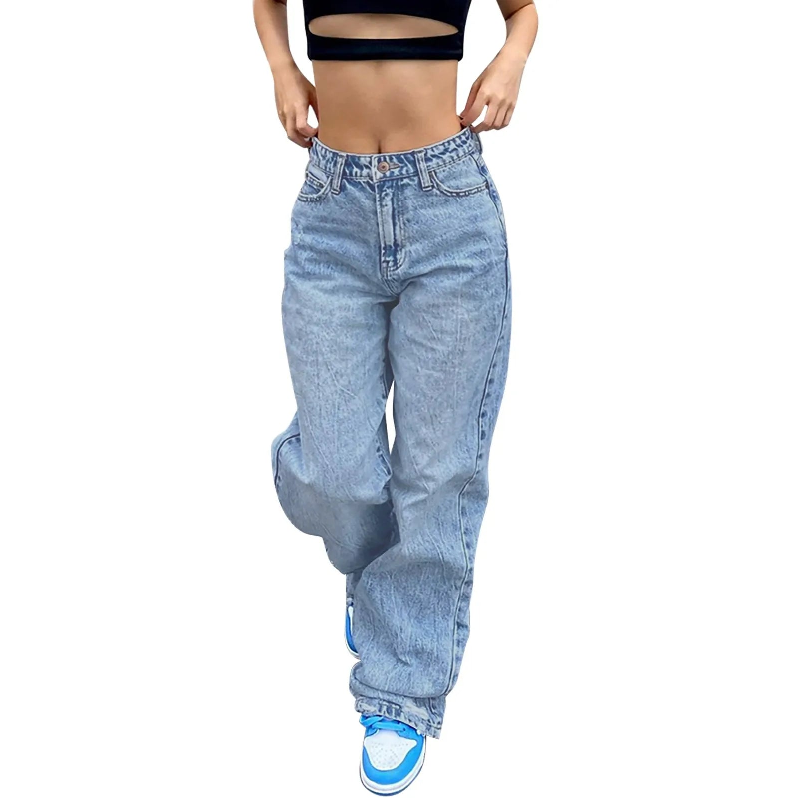 Jeans Baggy 2024 New Fashion Straight.