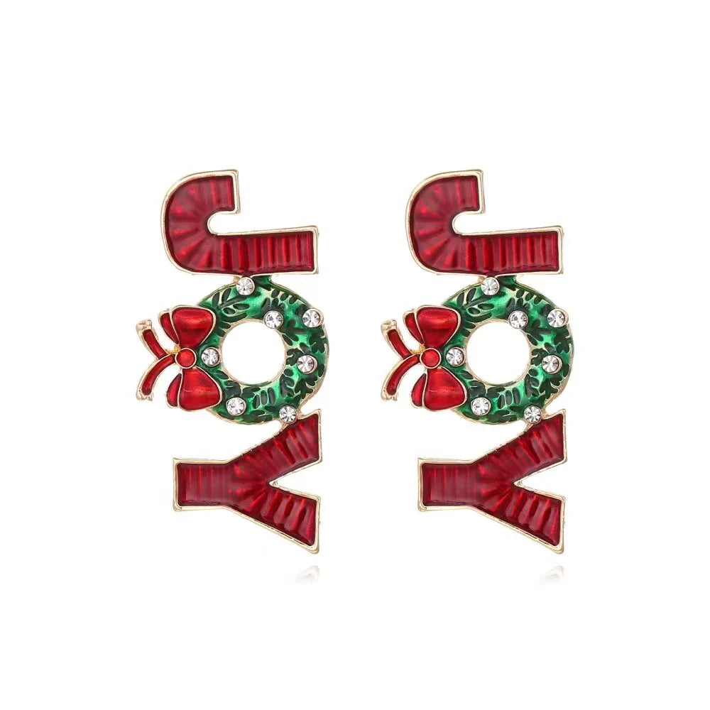 Sweet Christmas Gingerbread Earrings.