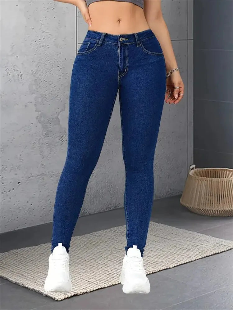 Stretch Skinny Jeans Pencil Jeans.