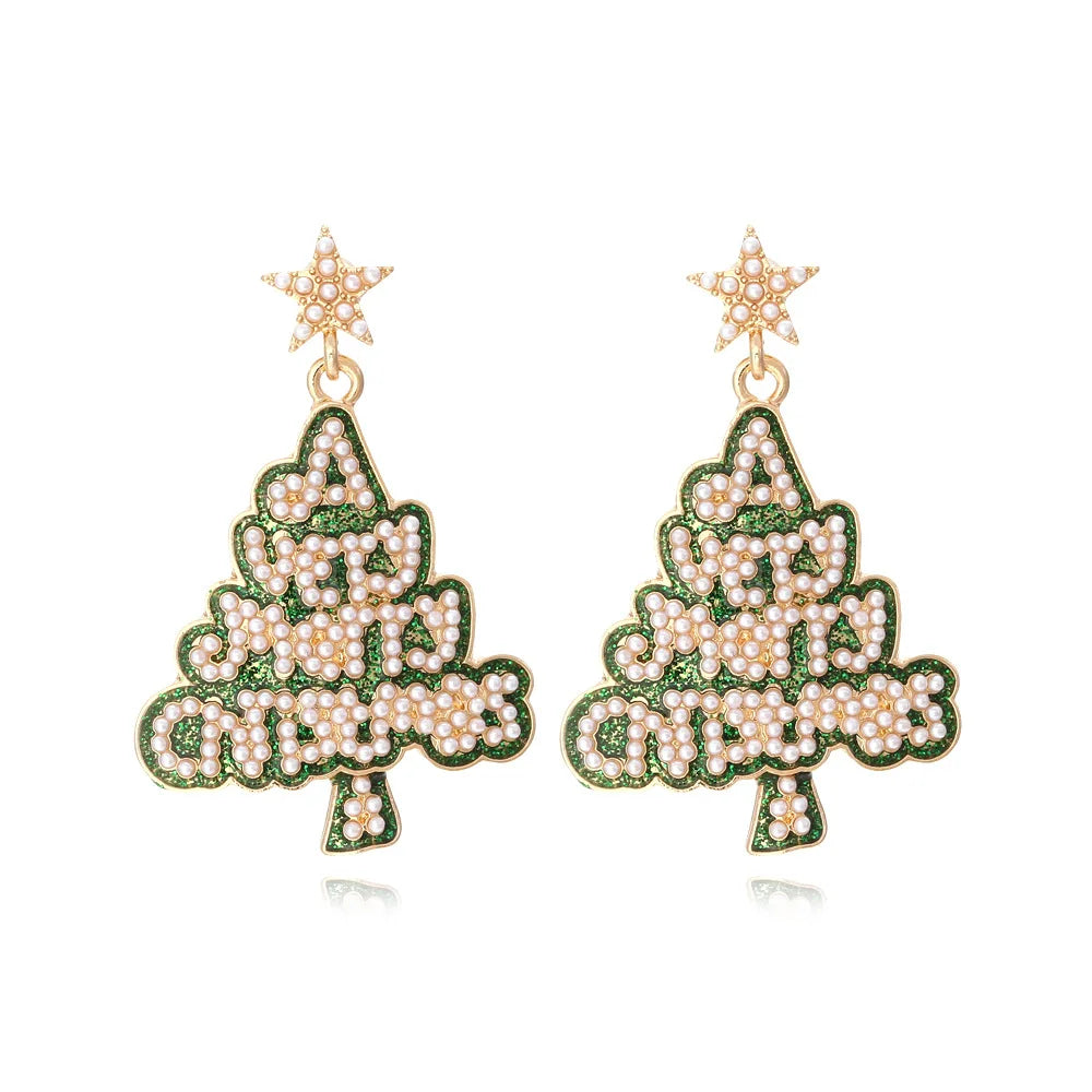 Sweet Christmas Gingerbread Earrings.