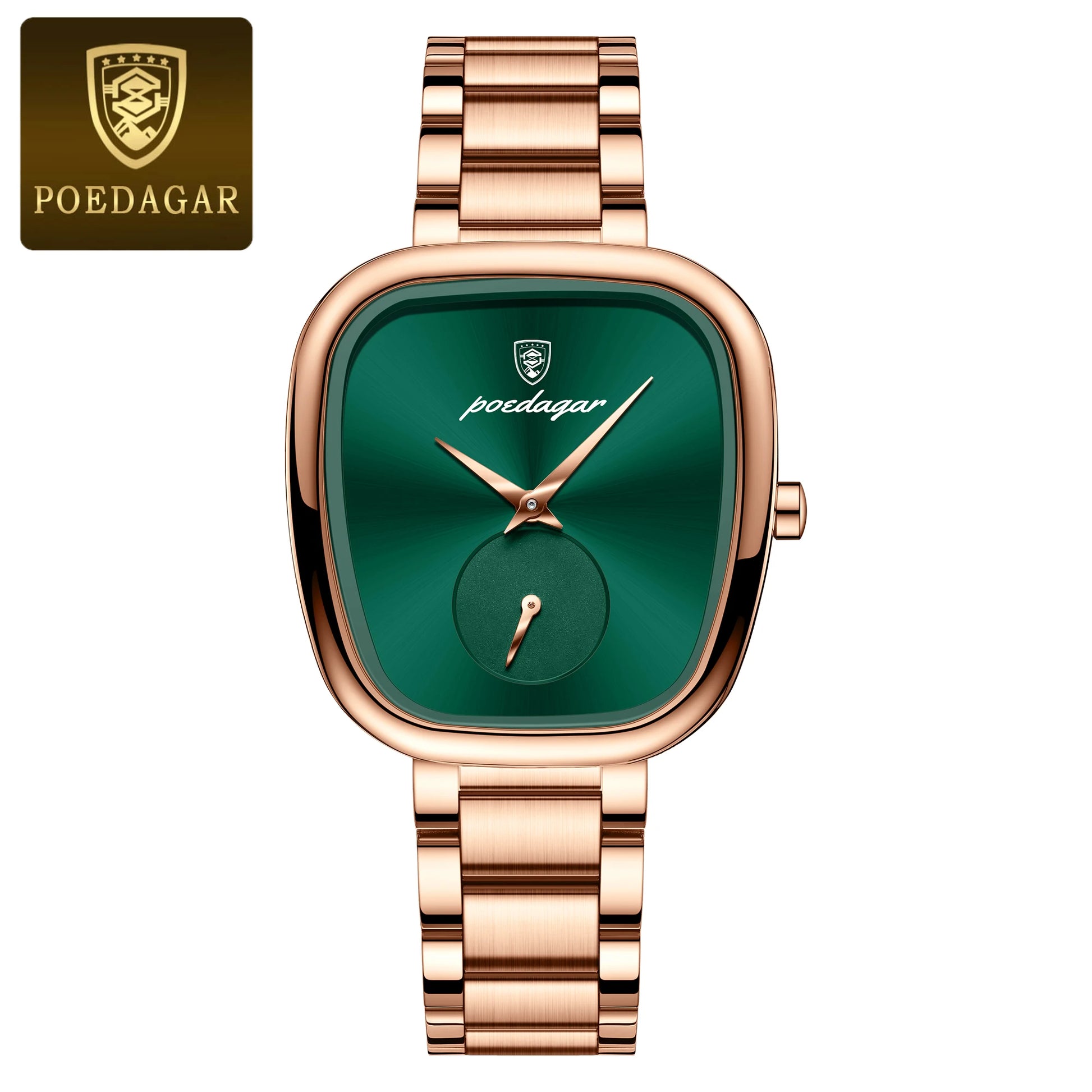 POEDAGAR Luxury Waterproof Stainless Steel Quartz Ladies Watch type A++ High Quality.