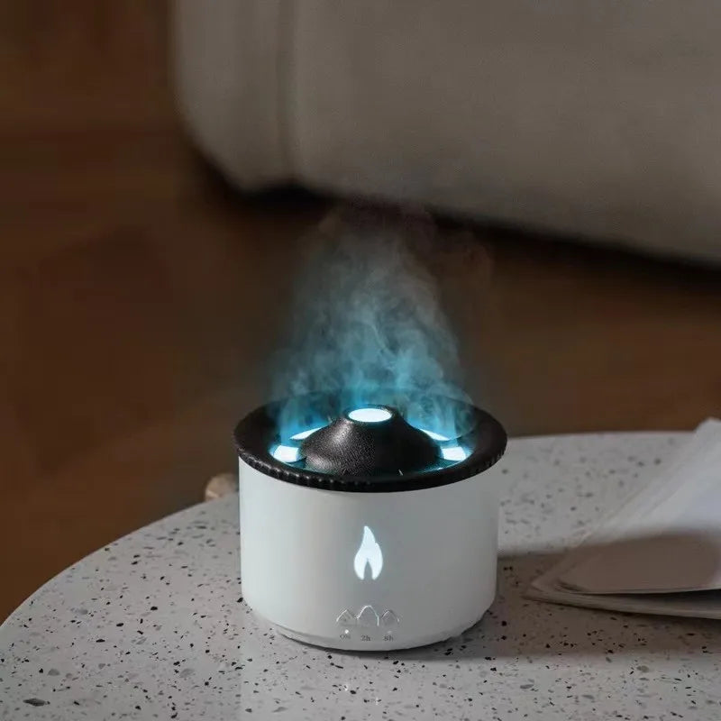 Creative Volcano Flame Aromatherapy Humidifier