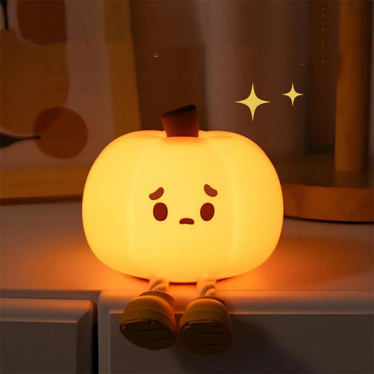 Pumpkin Halloween Night Light - Cute & Dimmable