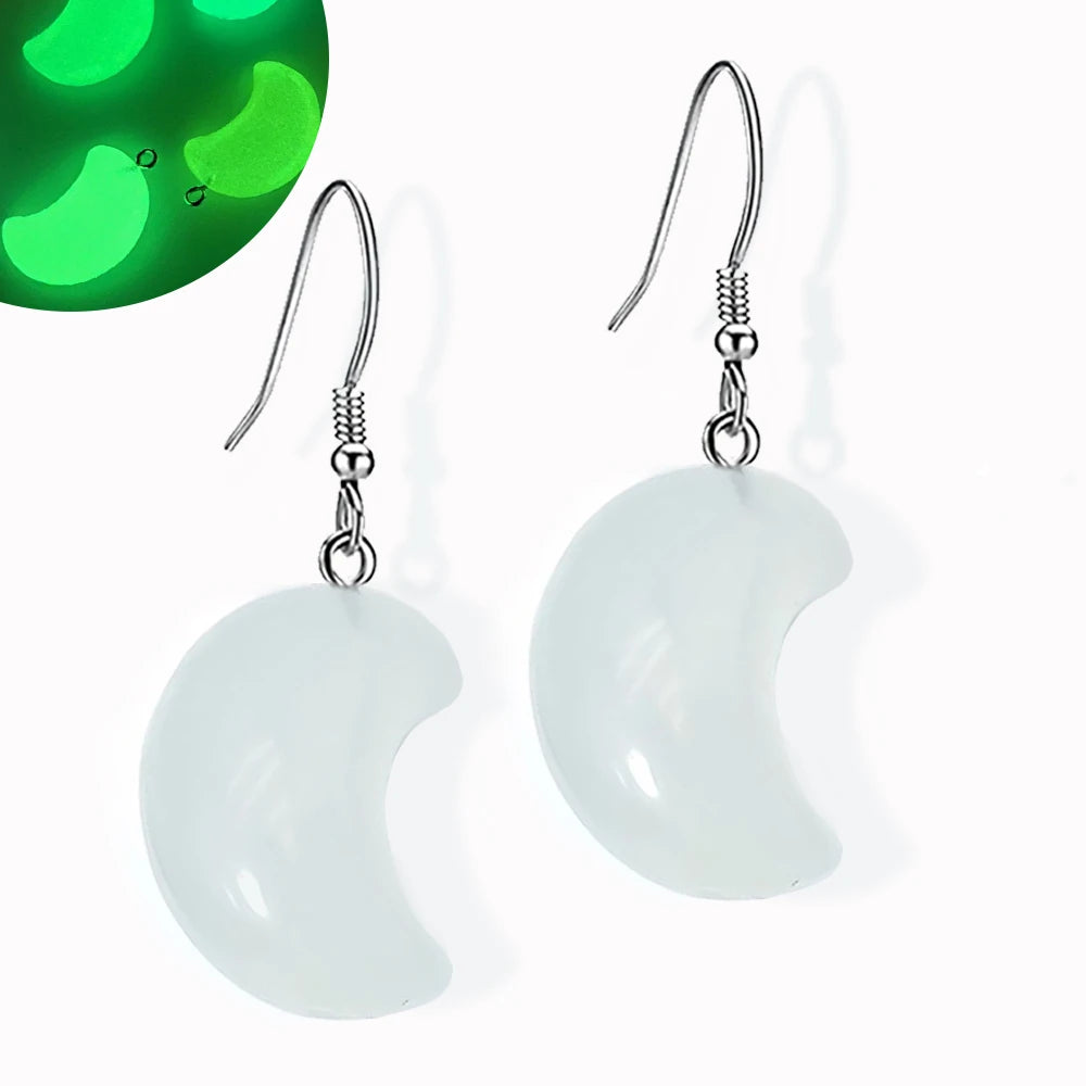 Ghost in Bottle Earrings Glow in the Dark.