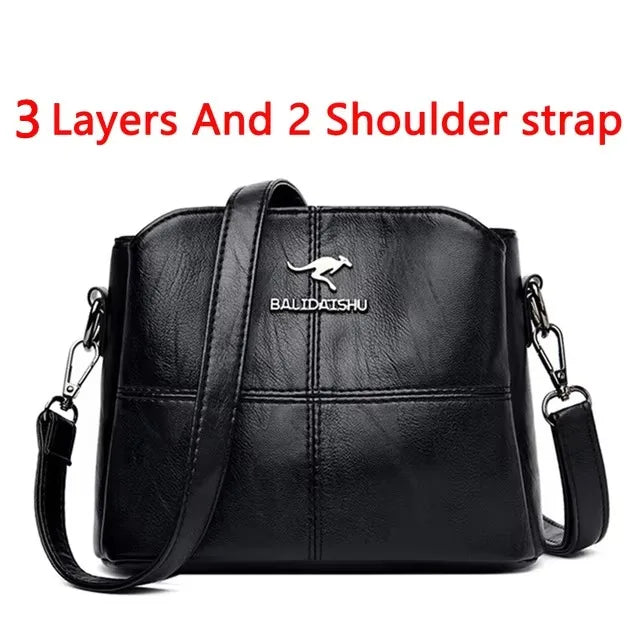 Genuine Brand Leather Sac Luxury Handbag.