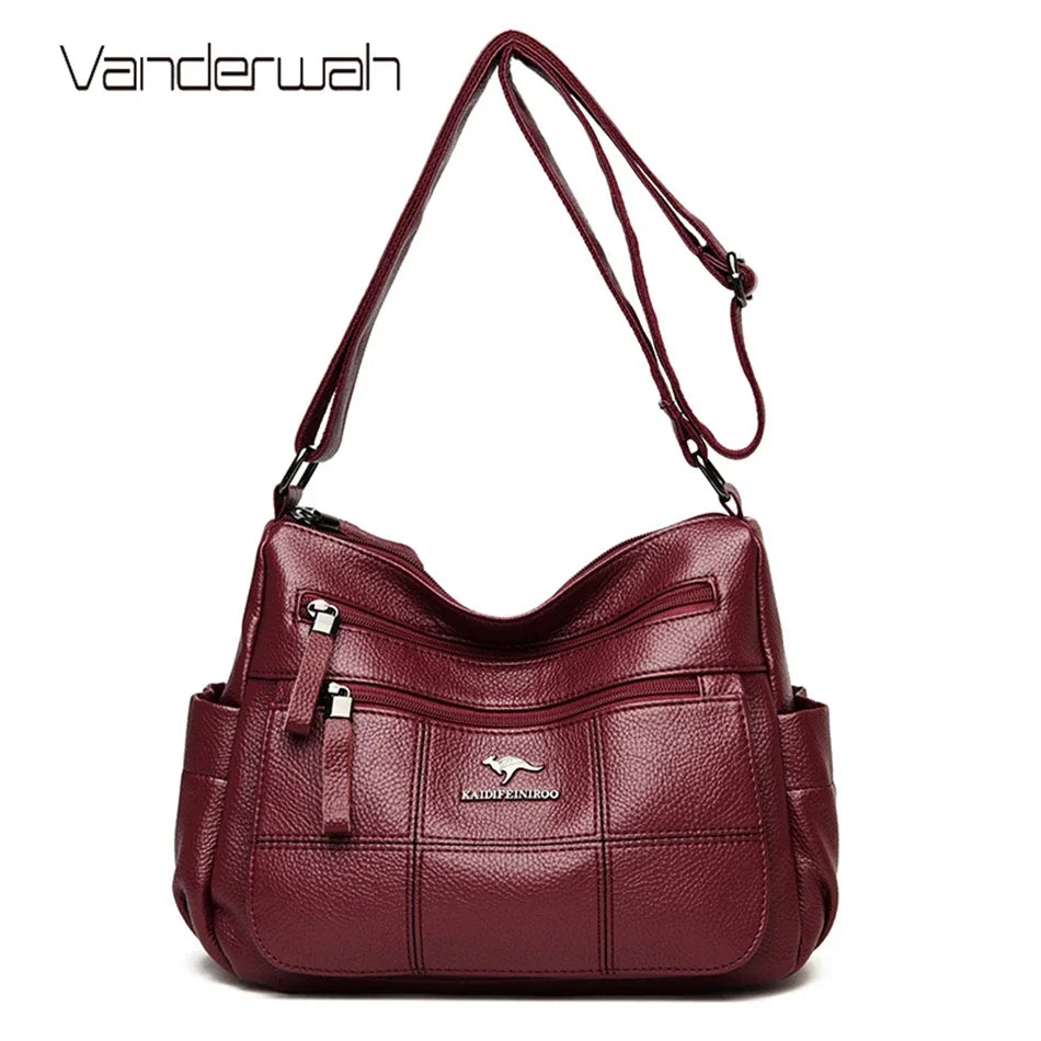 Genuine Brand Leather Sac Luxury Handbag.