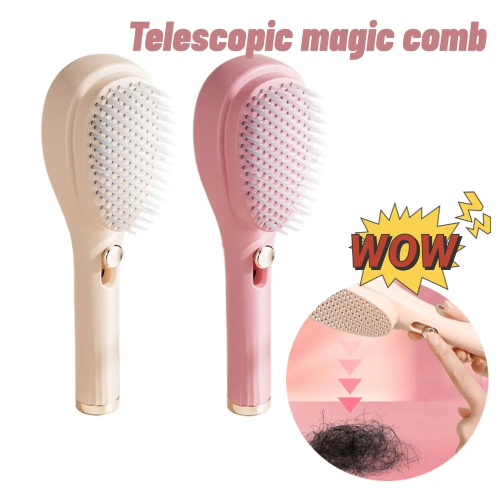 Telescopic Portable Anti-static Hair Comb