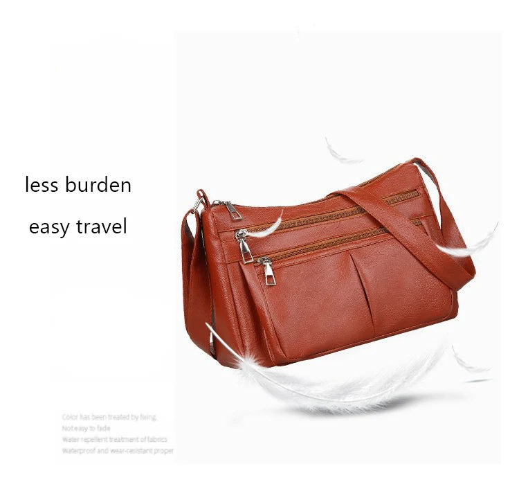 Women's Bag 2024 Trend Handbags Designer Luxury Brand Soft Leather.