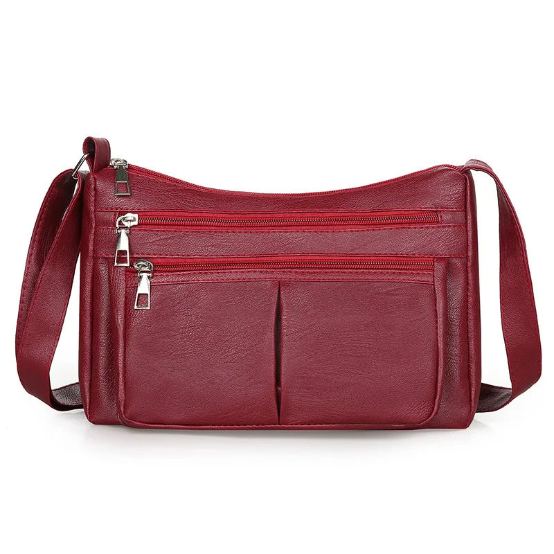 Women's Bag 2024 Trend Handbags Designer Luxury Brand Soft Leather.