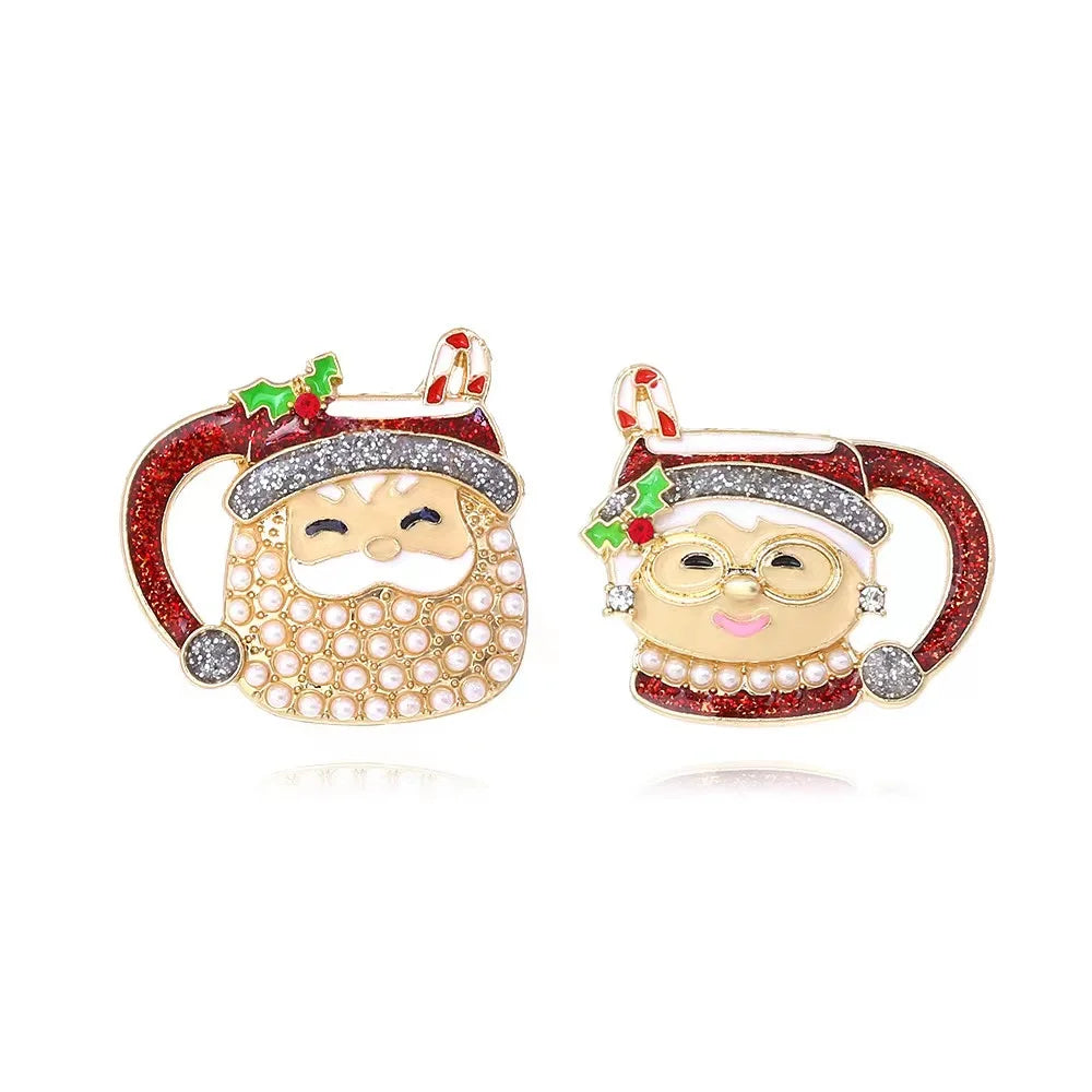 Sweet Christmas Gingerbread Earrings.