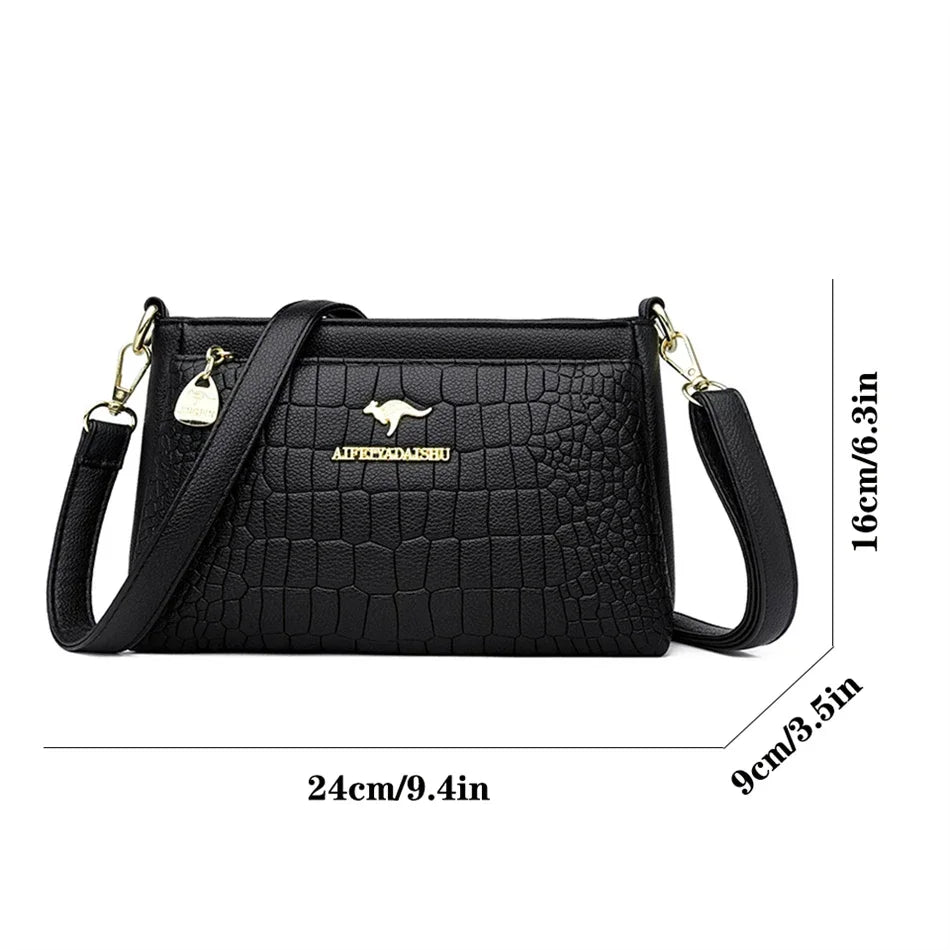 Luxury Designer Ladies Handbags High Quality Leather Shoulder Bags.